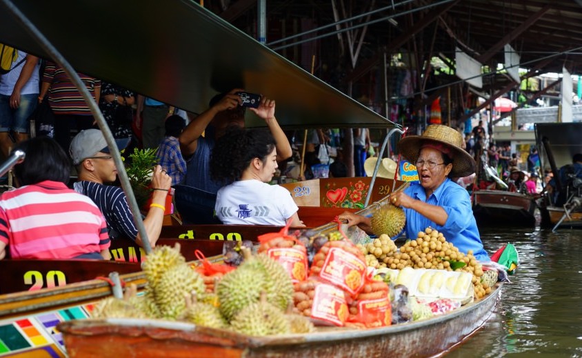 泰國曼谷自由行~丹能莎朵水上市場